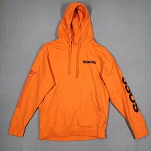 5 Seconds of Summer Hoodie Men's M Orange Pullover North American Tour‎ 2019